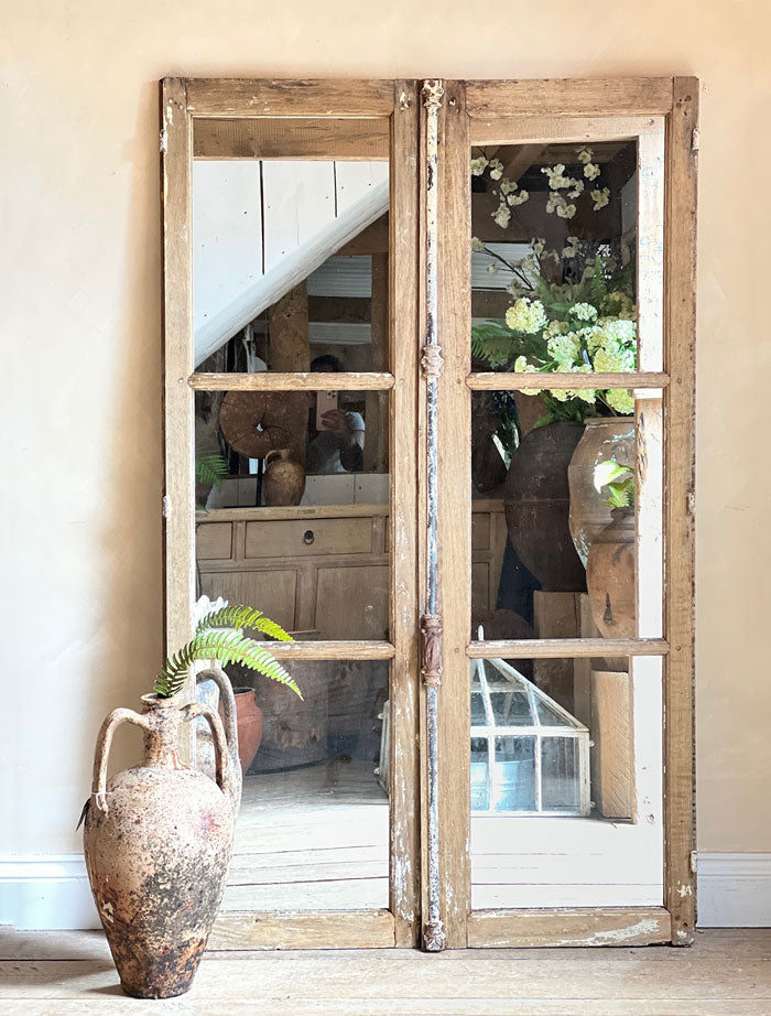 Antique French Window Mirror | Cassis