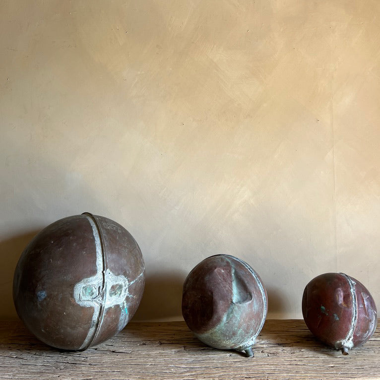 Decorative Copper Ball Set