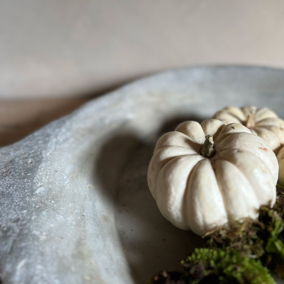 Large marble antique plate