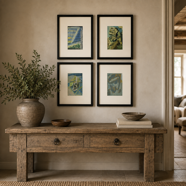Framed Abstract Art | Doreen Heaton Artist | 35x29 cm