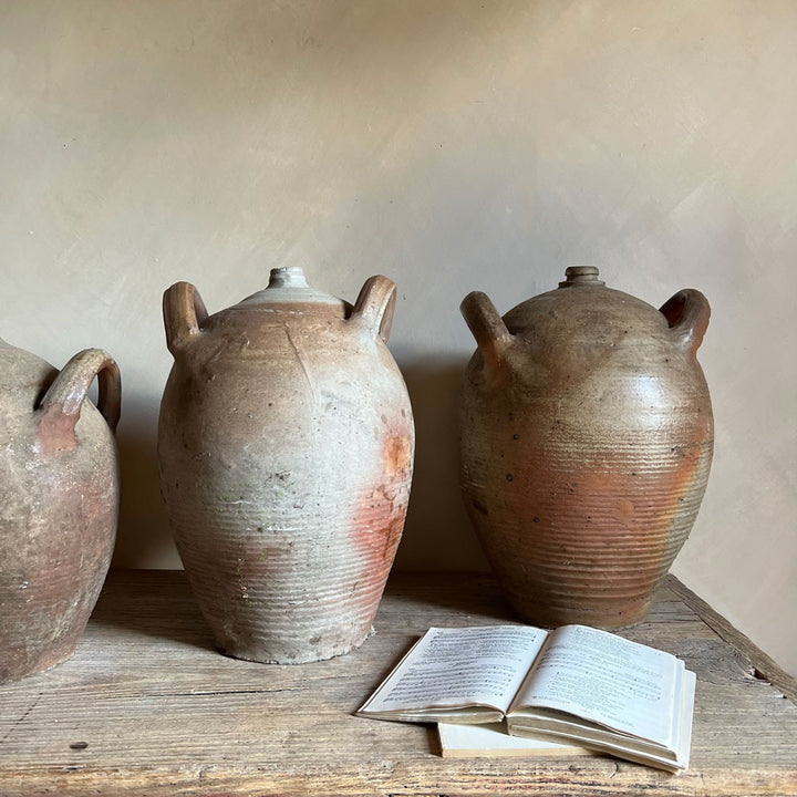 Antique French Terracotta Pot | Huilier