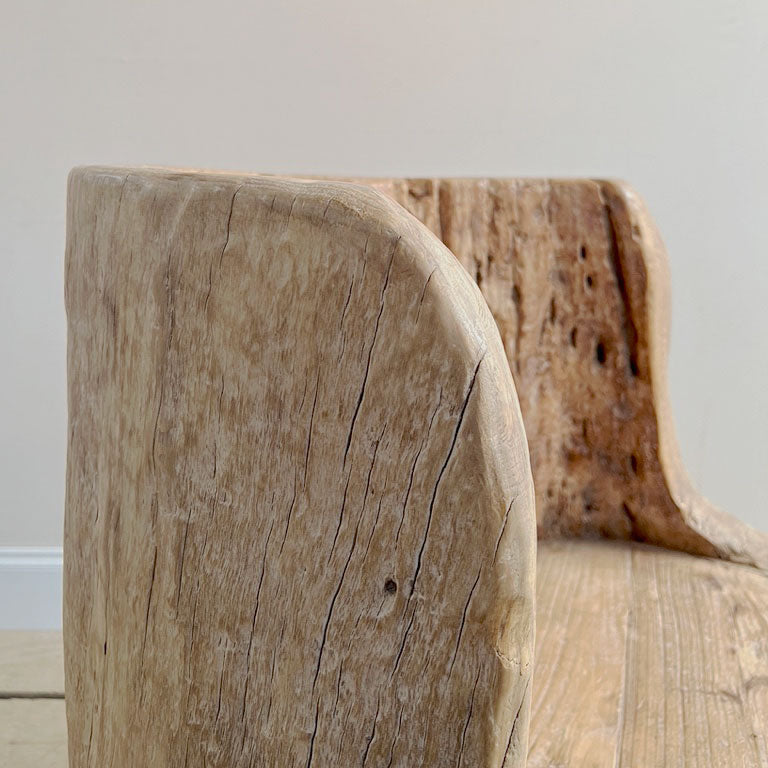 Rustic large tree trunk chair | Hercules