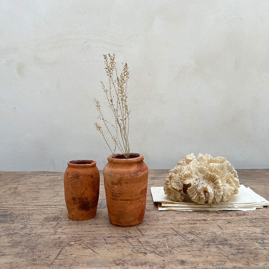 Antique Terracotta Honey Jar