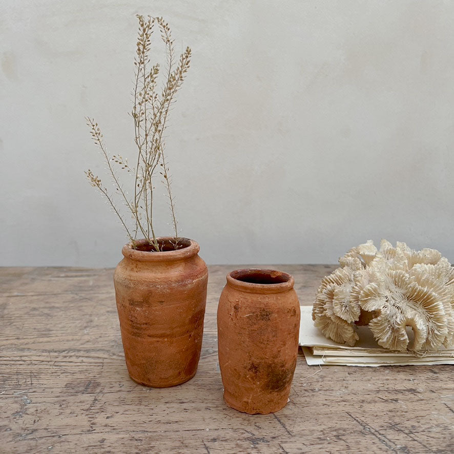 Antique Terracotta Honey Jar