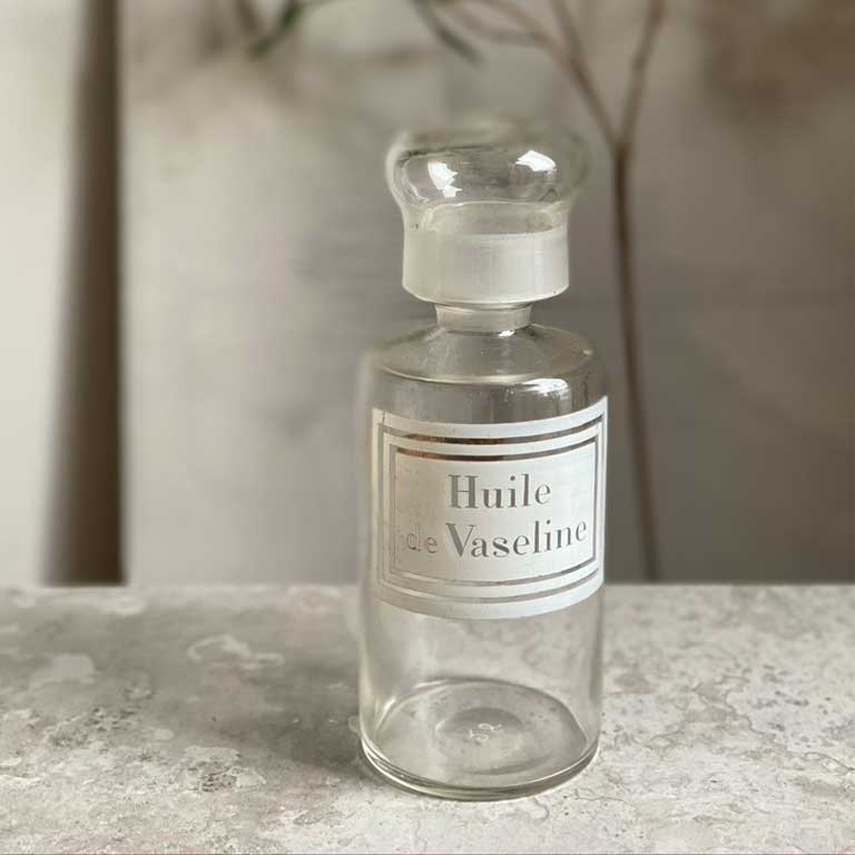 Antique Apothecary Bottle | Huile Vaseline