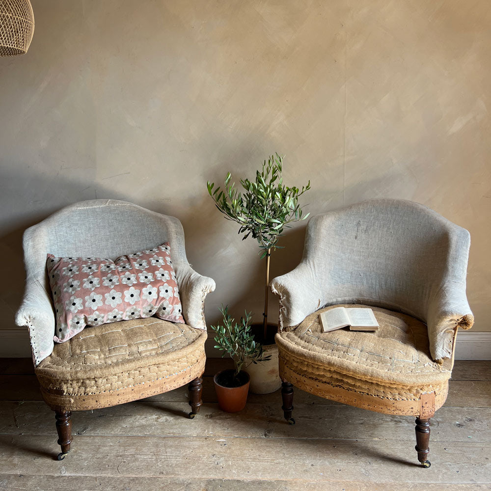 Antique pair of deconstructed chairs | InesAntique pair of deconstructed chairs | Ines