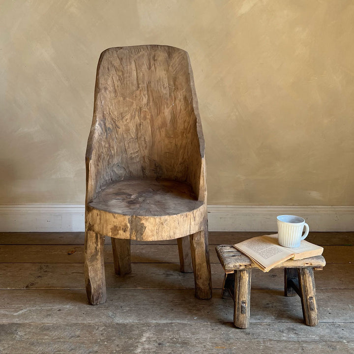 Antique Indian primitive chair | Kintbury