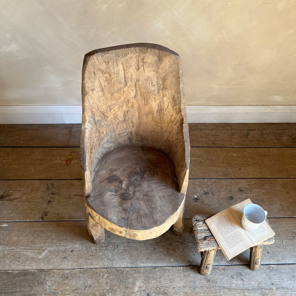 Antique Indian primitive chair | Kintbury