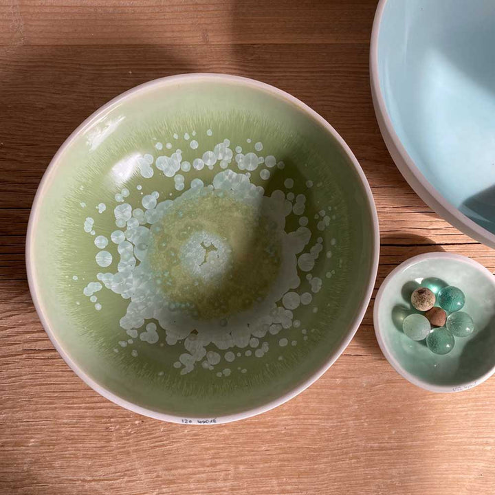 Handmade ceramic bowl | Green