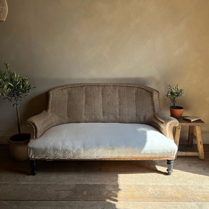 Antique French deconstructed sofa | Leontine