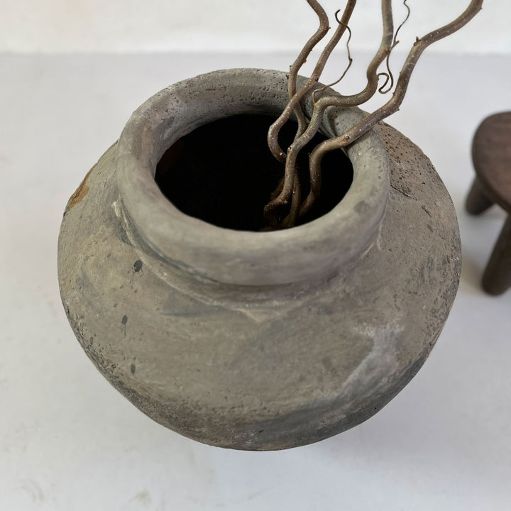Antique Nepalese Clay Pot E