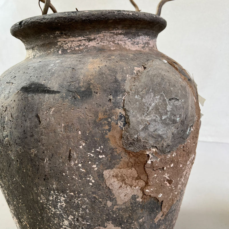 Antique Nepalese Clay Pot F