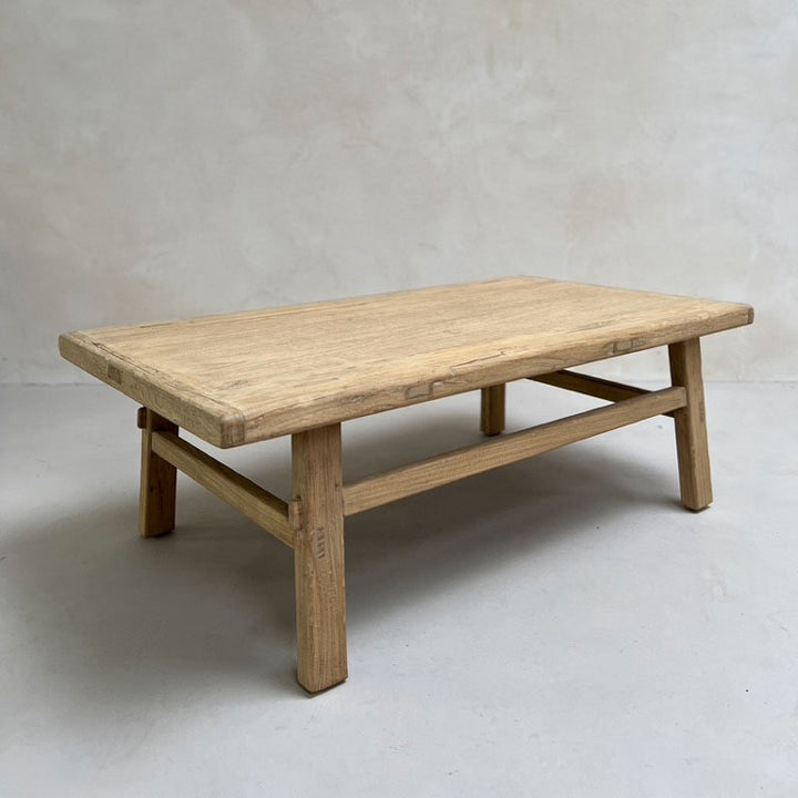 Reclaimed coffee table pale wood | Cotswolds