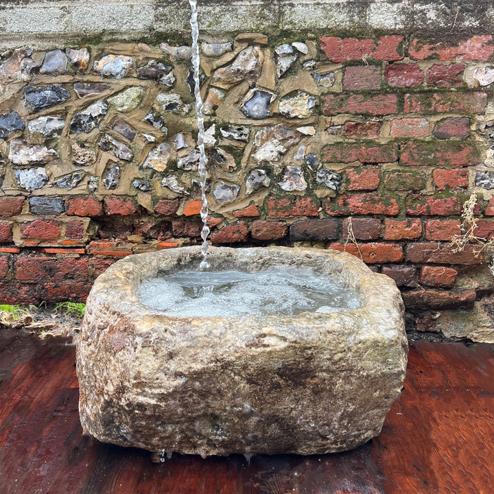 Antique Stone Trough Oval Large