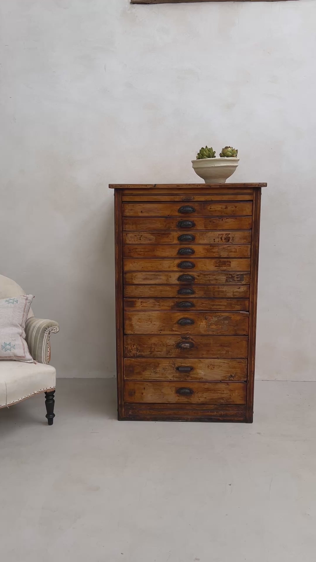 Antique Plan Chest | Arthur