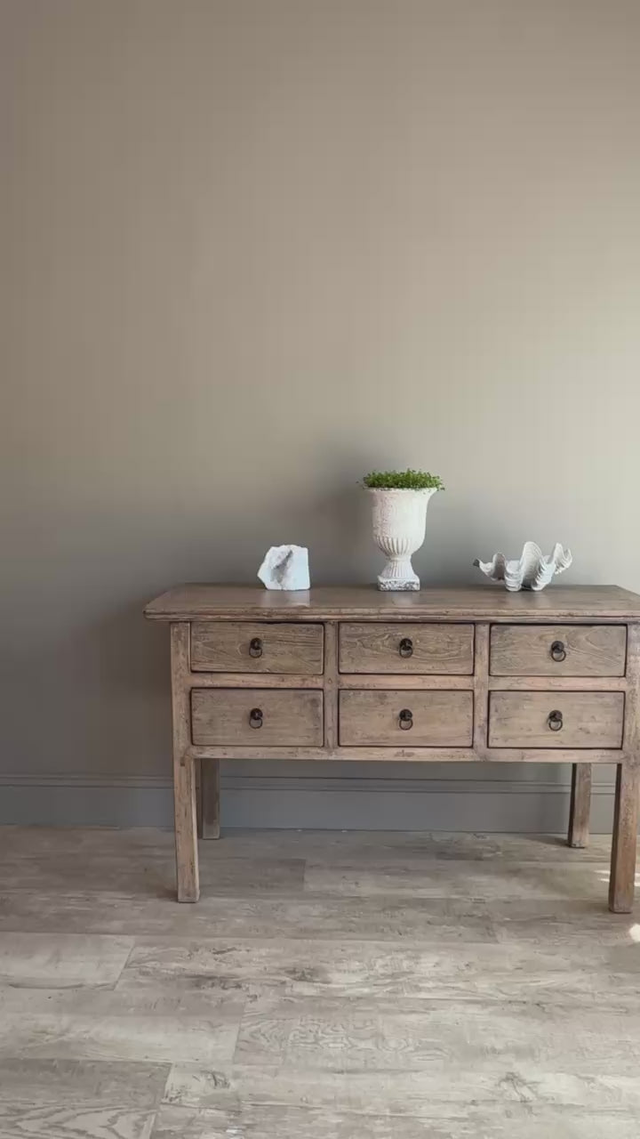 Antique Multidrawer Console Table |Dublin