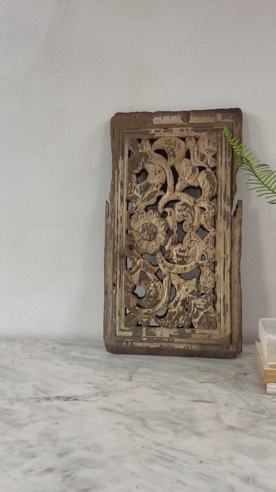 Antique Wood Carving Artwork Utari