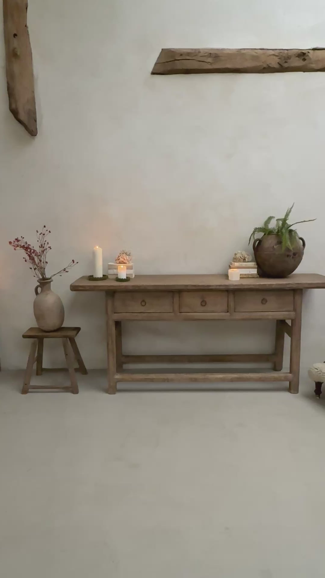 Large Antique Console Table Adcote