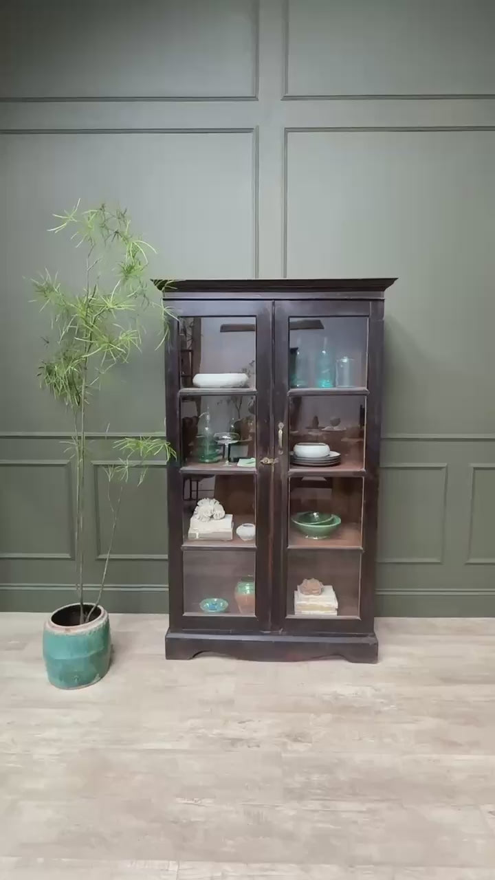 Antique Glazed Cupboard | Darcy