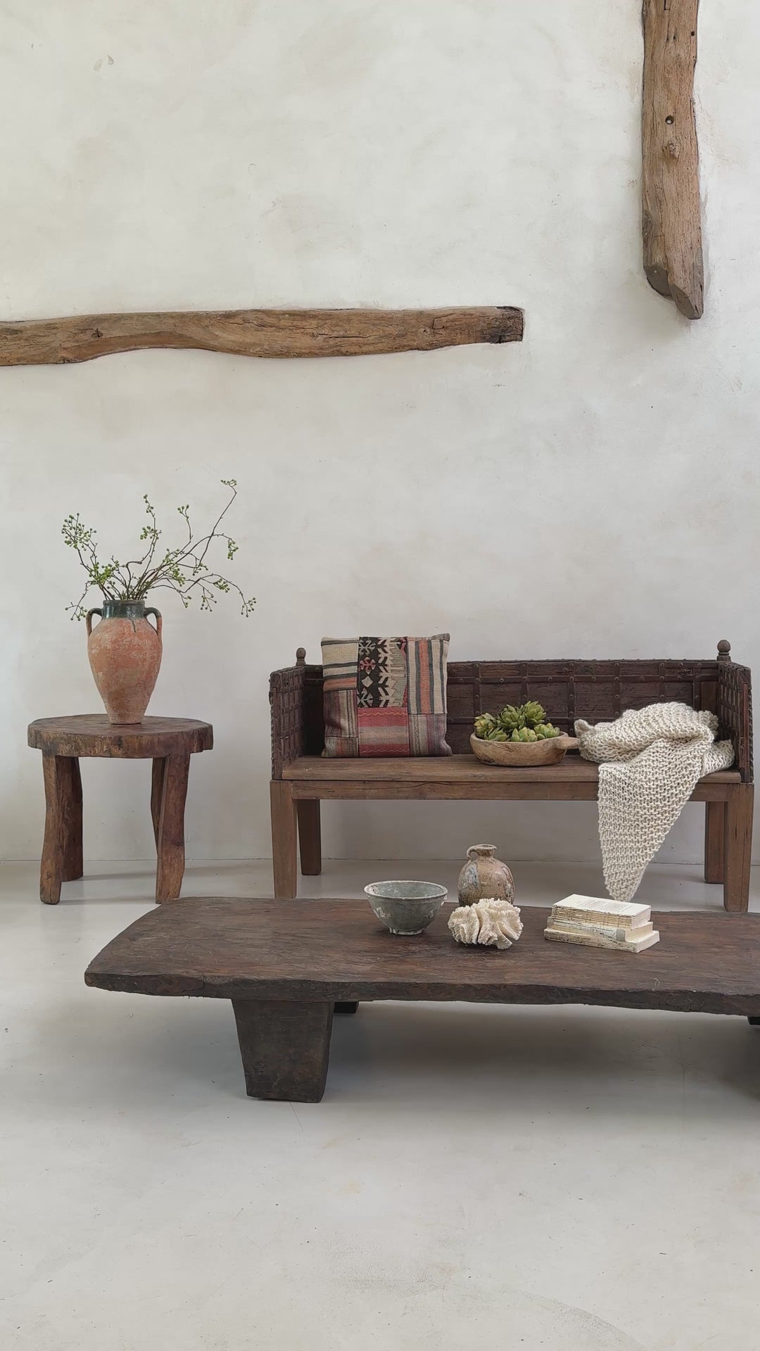 Antique rustic Naga coffee table | Arushi