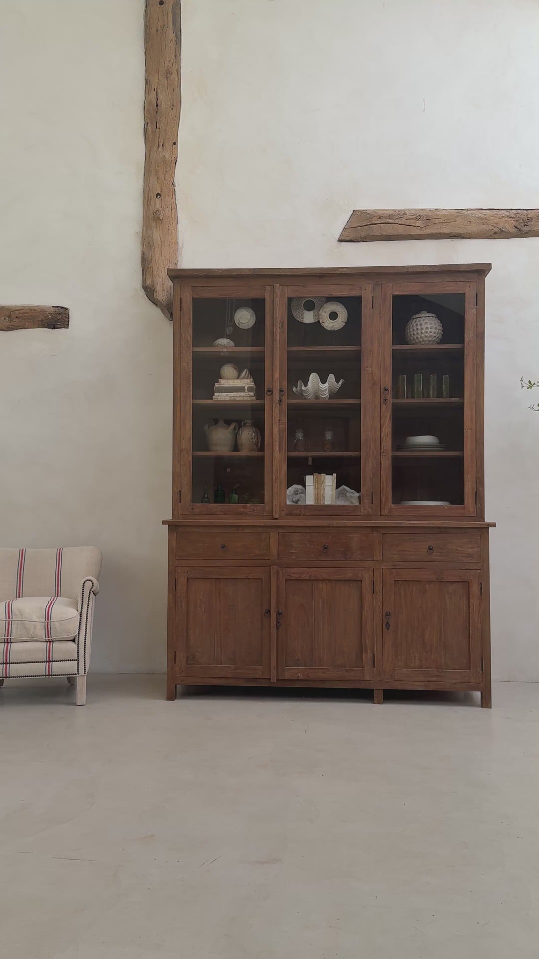 Eton Reclaimed Teak Cabinet Lifestyle
