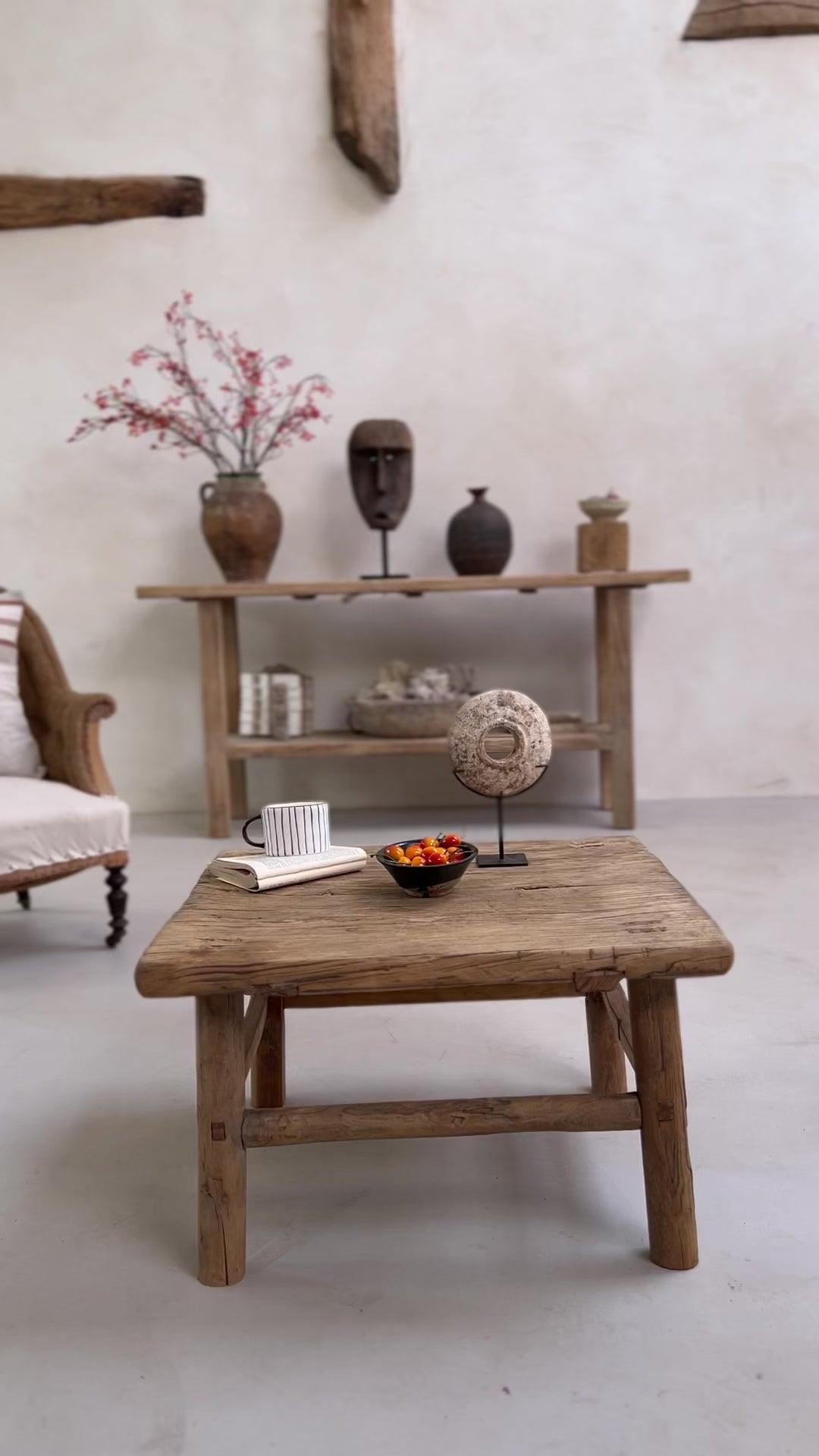 Antique Square Coffee Tables video in living room