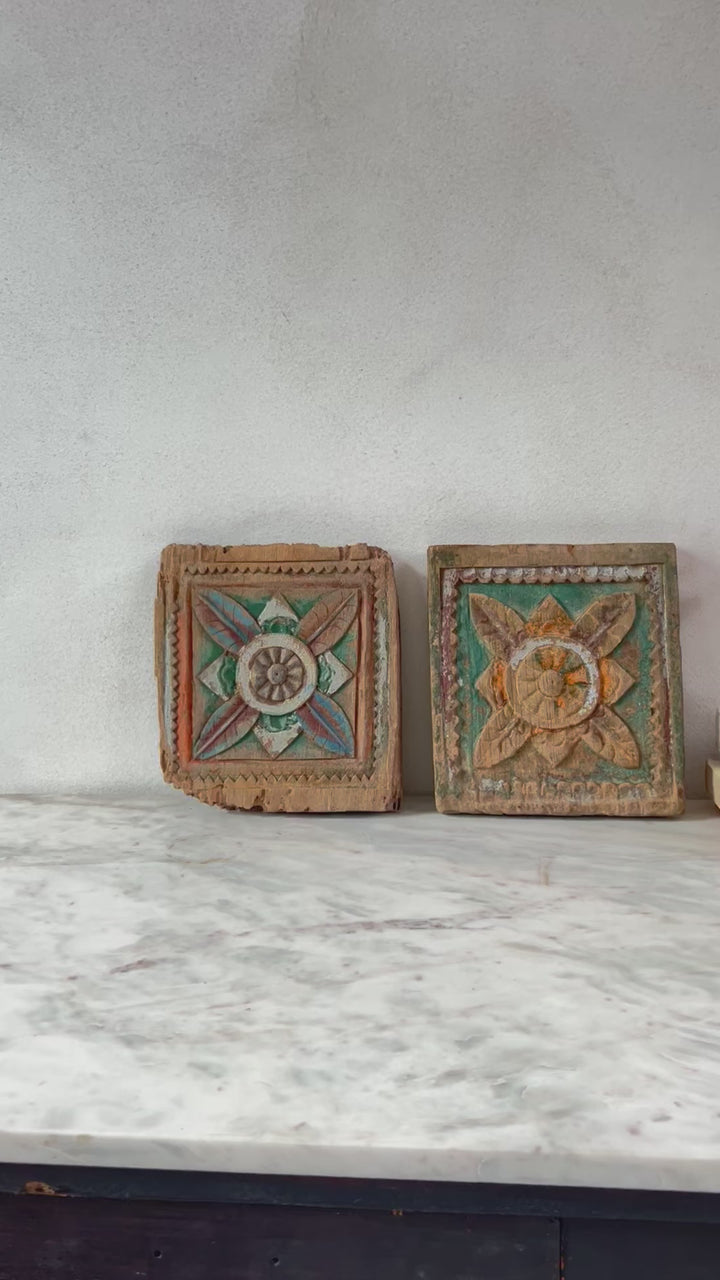 Antique Wood Carving Artwork Kirana
