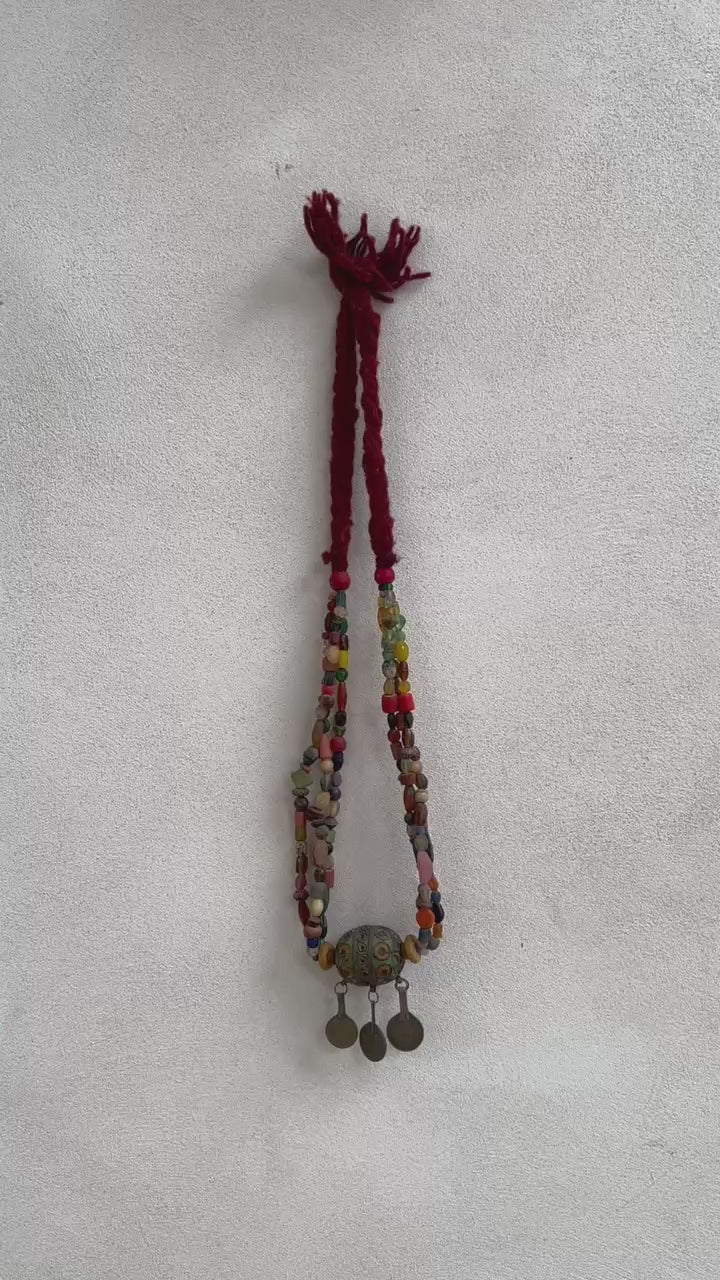 Antique Moroccan Beaded Necklace | No5