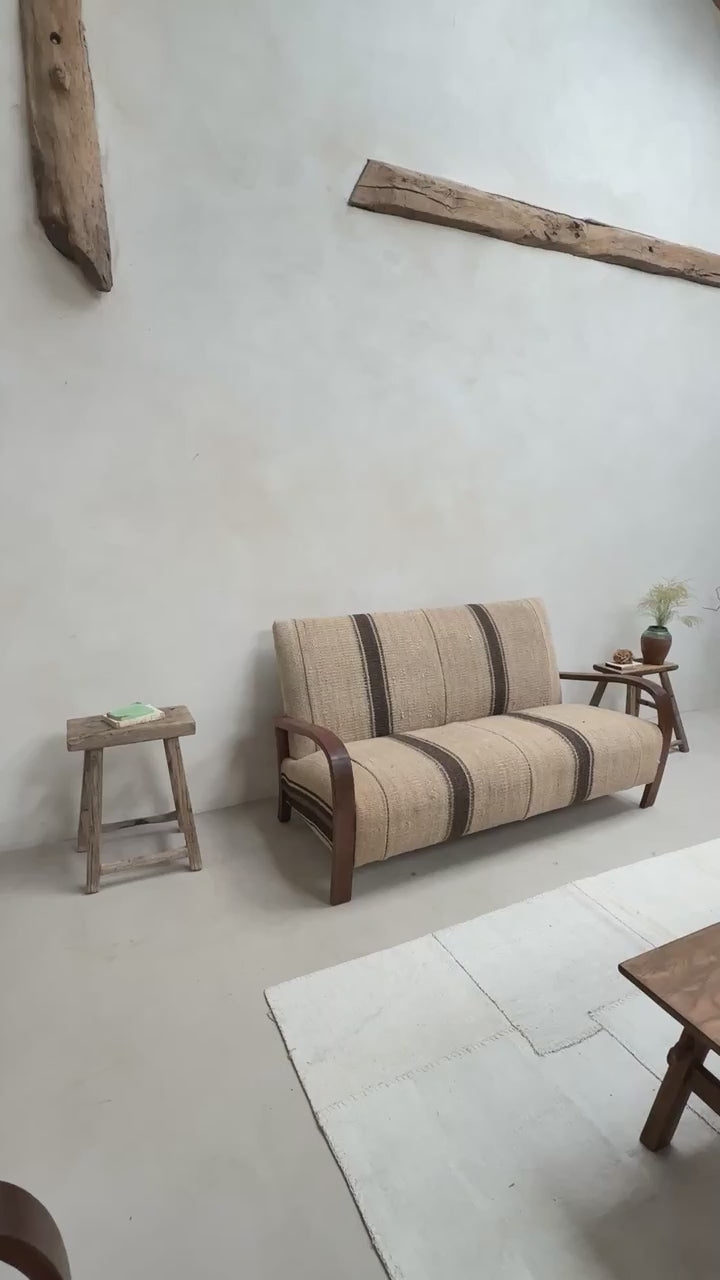 Antique Handwoven Haik Sofa