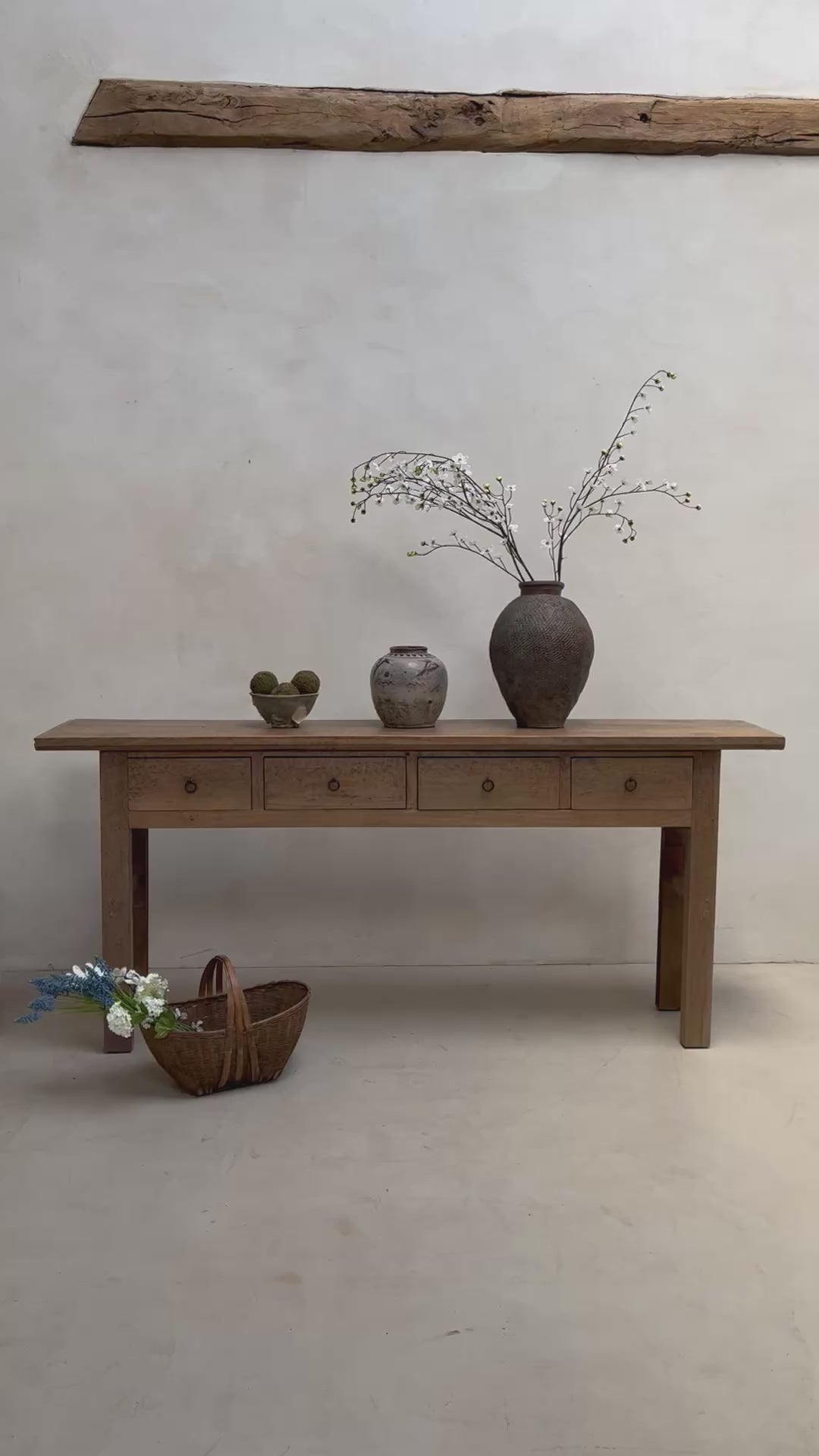 Large Antique Console Table Xanthe