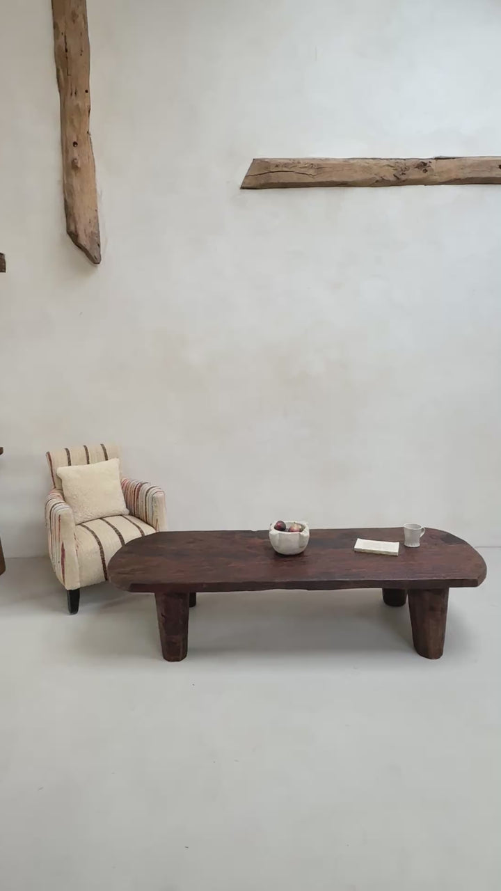 Primitive Rustic Naga Coffee Table
