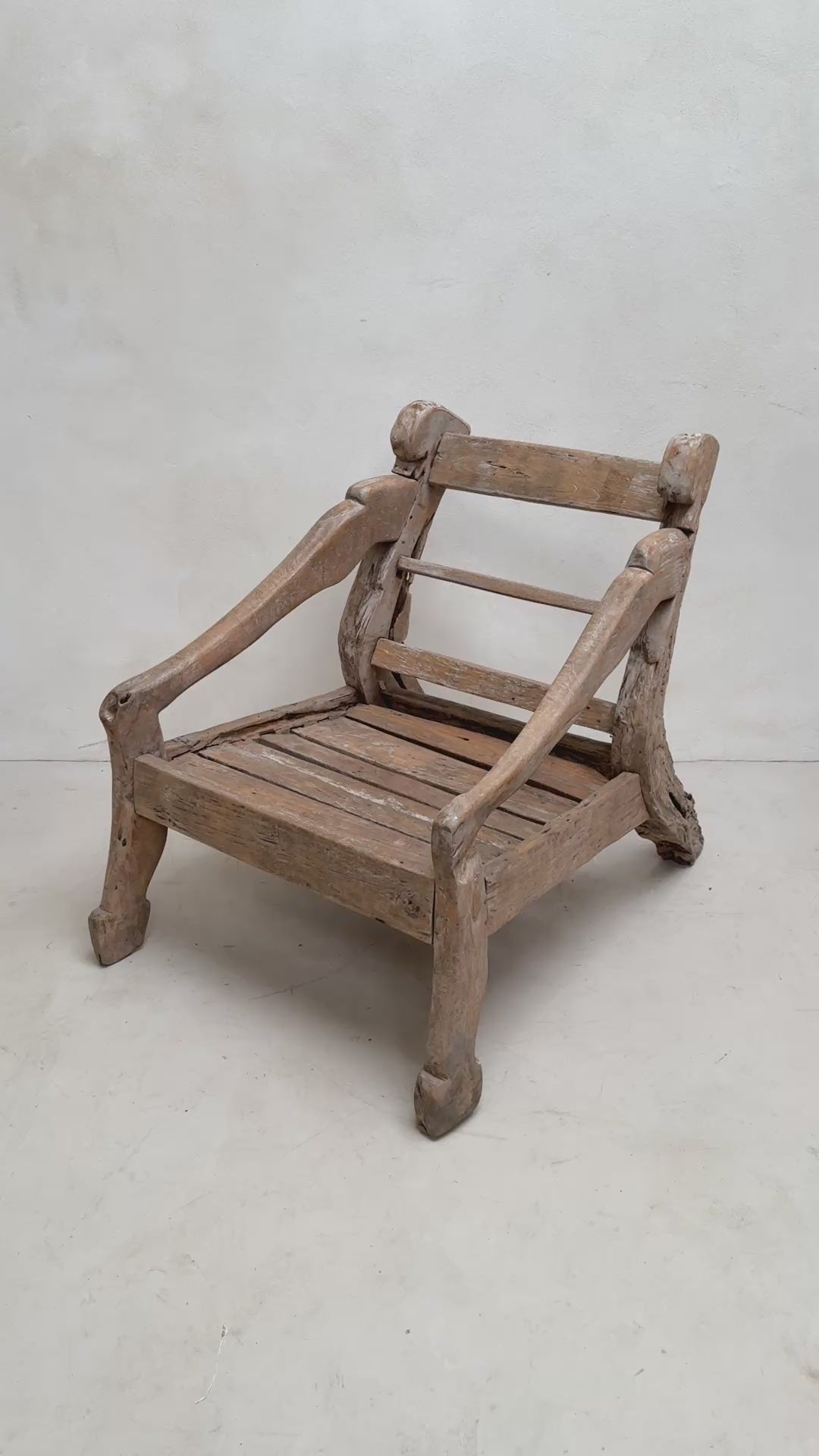 Antique Primitive Armchair Bjorn