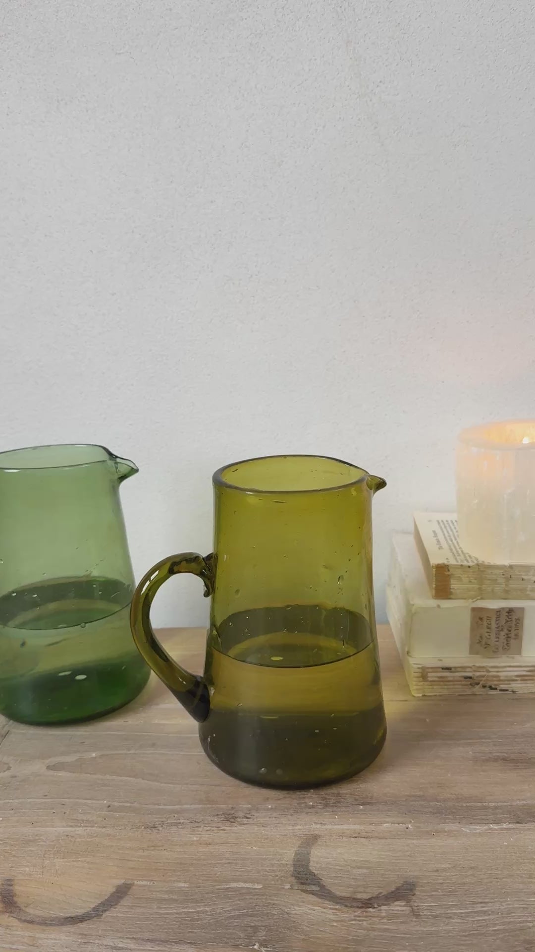 Hand Blown Glass Jug