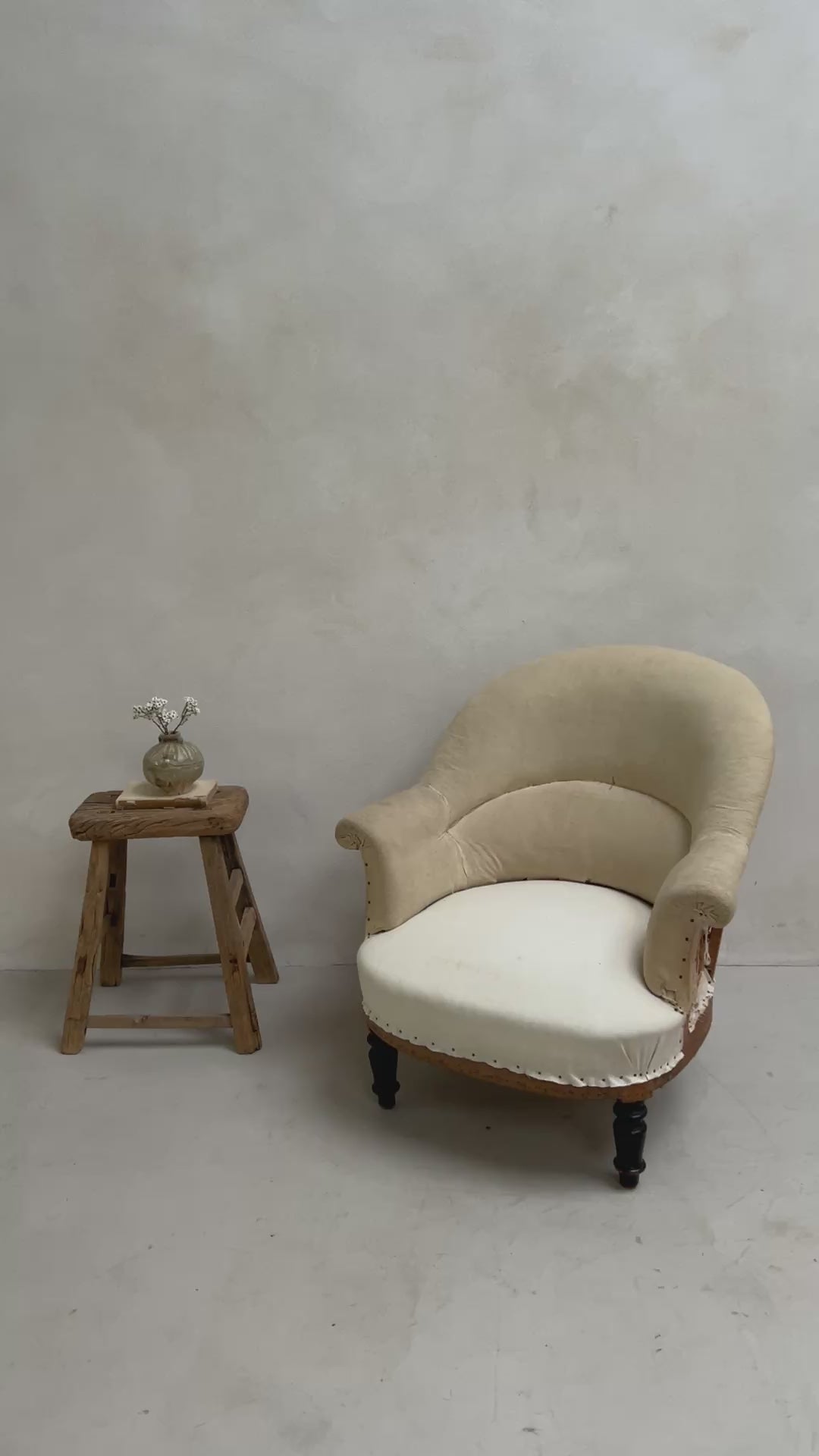 Antique Deconstructed French armchairs