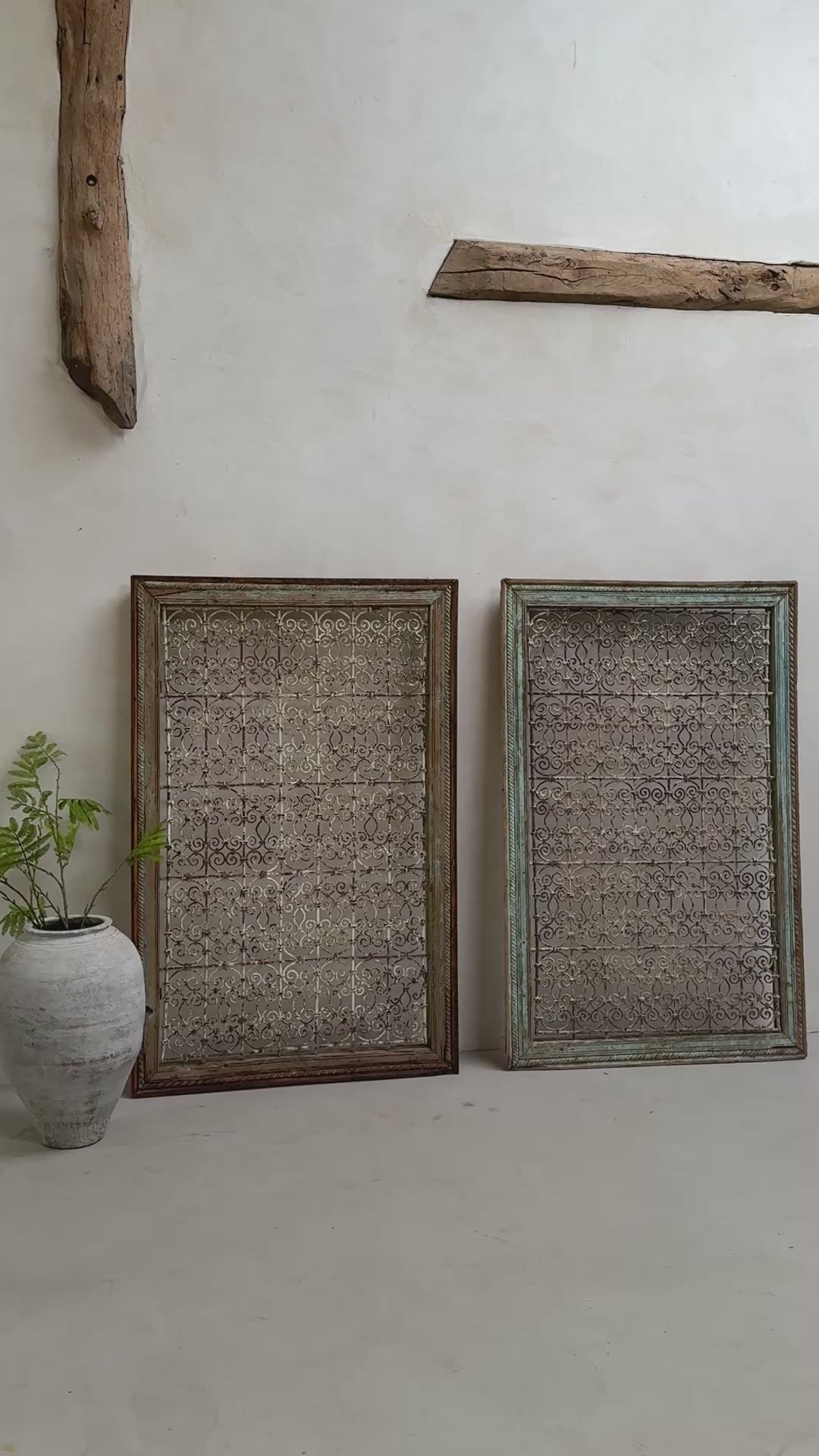 Vintage Moroccan Decorative Shutters