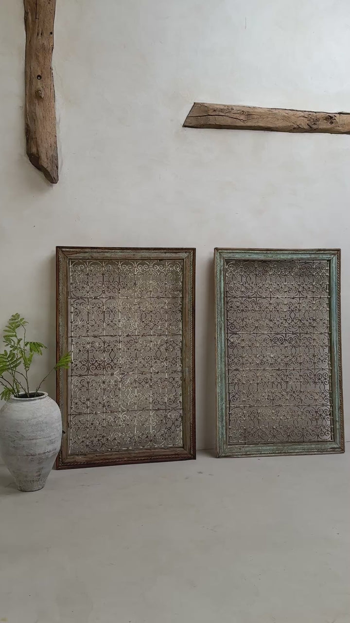 Vintage Moroccan Decorative Shutters