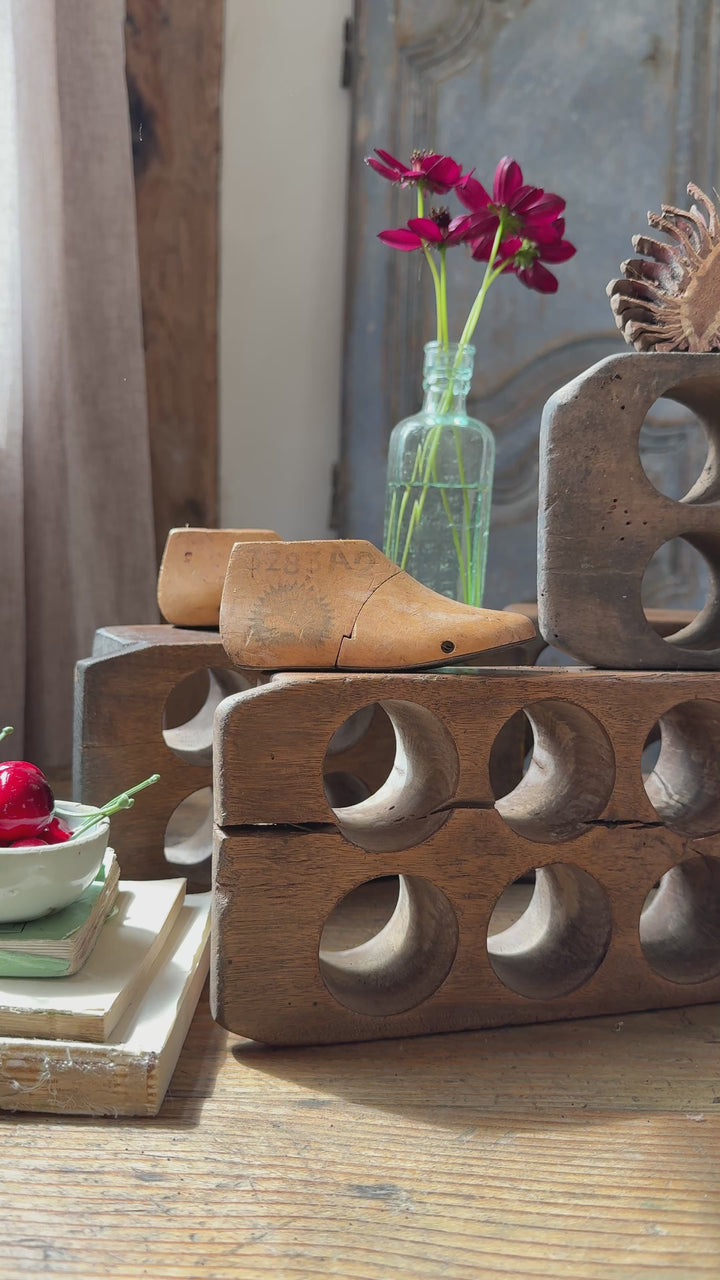 Antique Indonesian Teak Sugar Mould | Primitive Wooden Object