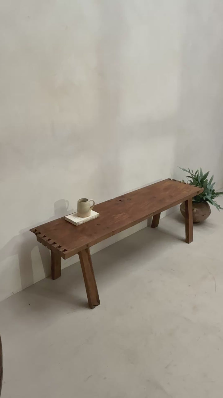 Unique Antique Dovetail Bench
