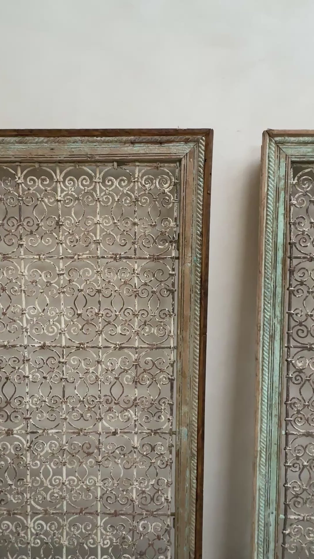 Vintage Moroccan Decorative Shutters