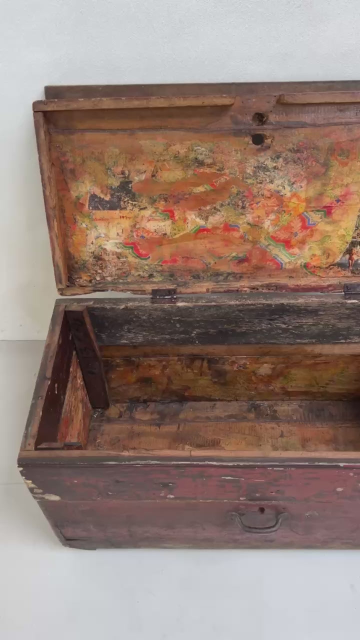 Antique African Blanket Box | Oromo