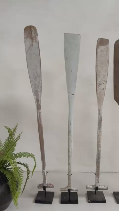 Antique Wooden Oars