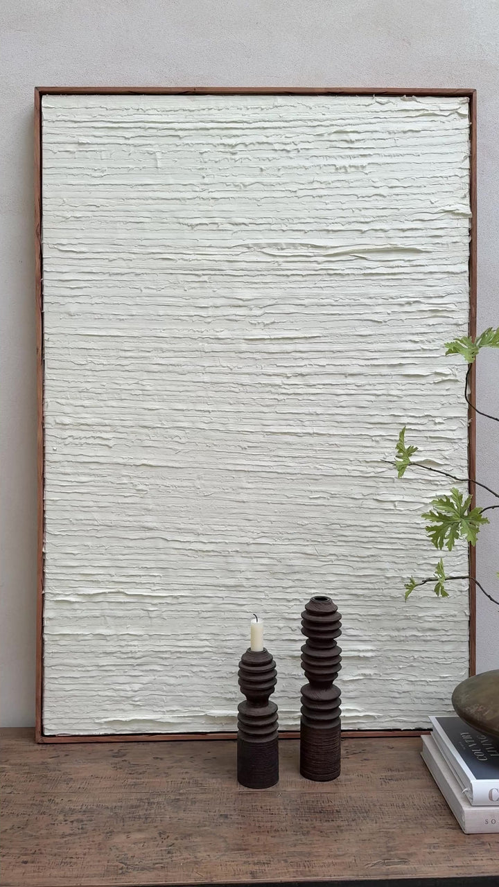 Abstract Cotton Paper Lines Artwork