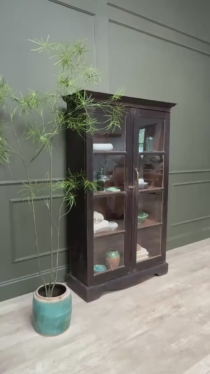 Antique Glazed Cupboard | Darcy