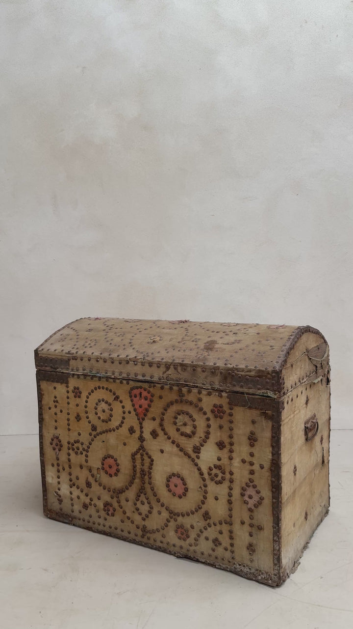 Antique Studded Trunk | Malik