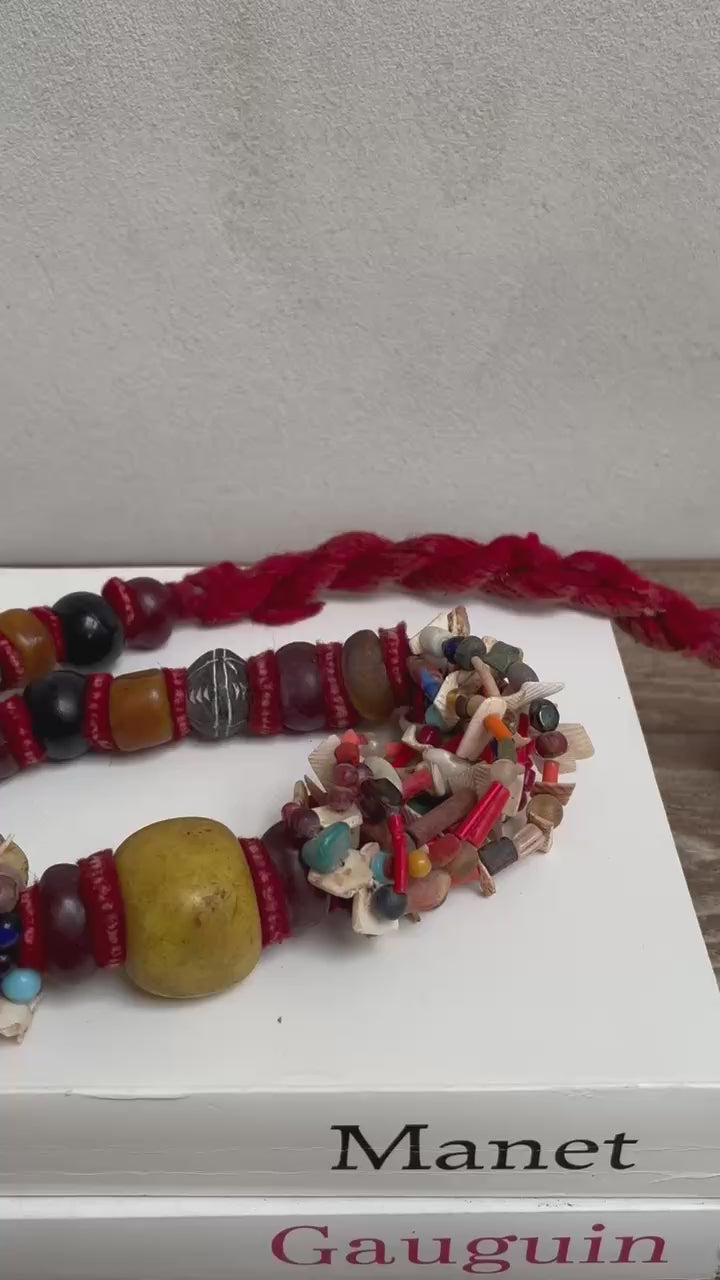 Antique Moroccan Beaded Necklace | No2