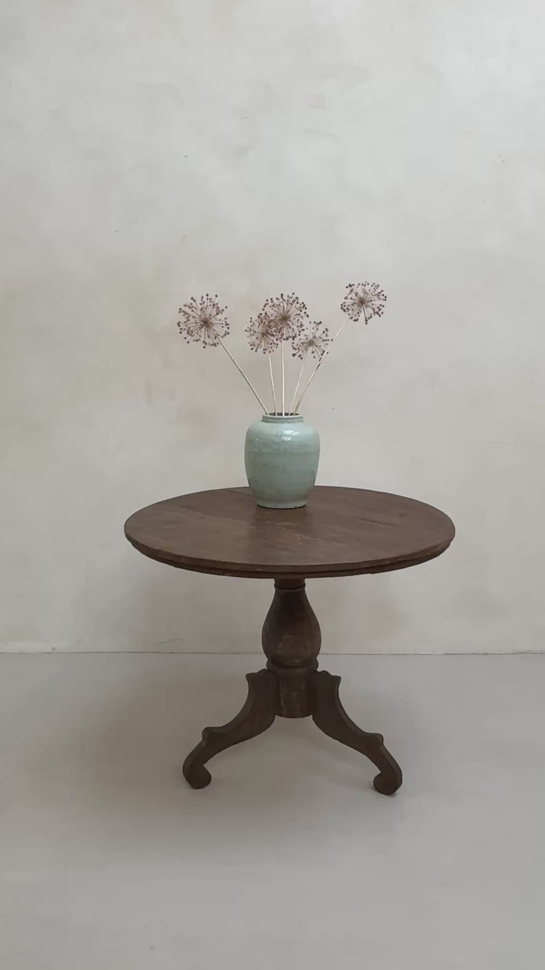 Antique Pedestal Round Tables Fenton
