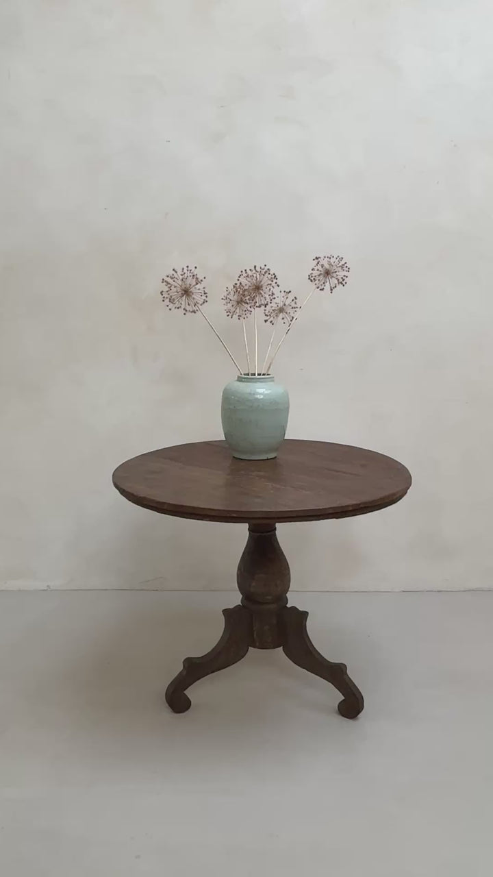 Antique Pedestal Round Tables Fenton