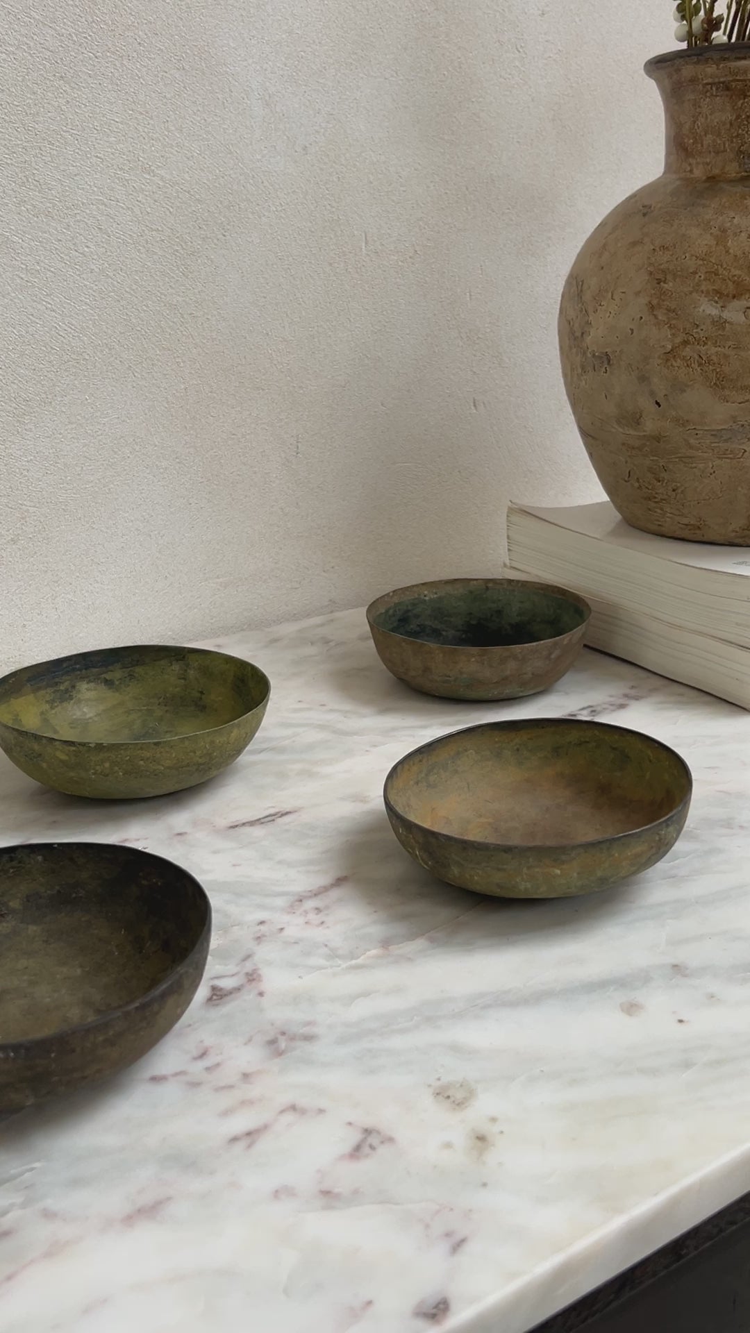 Antique brass handmade bowls | Lestari