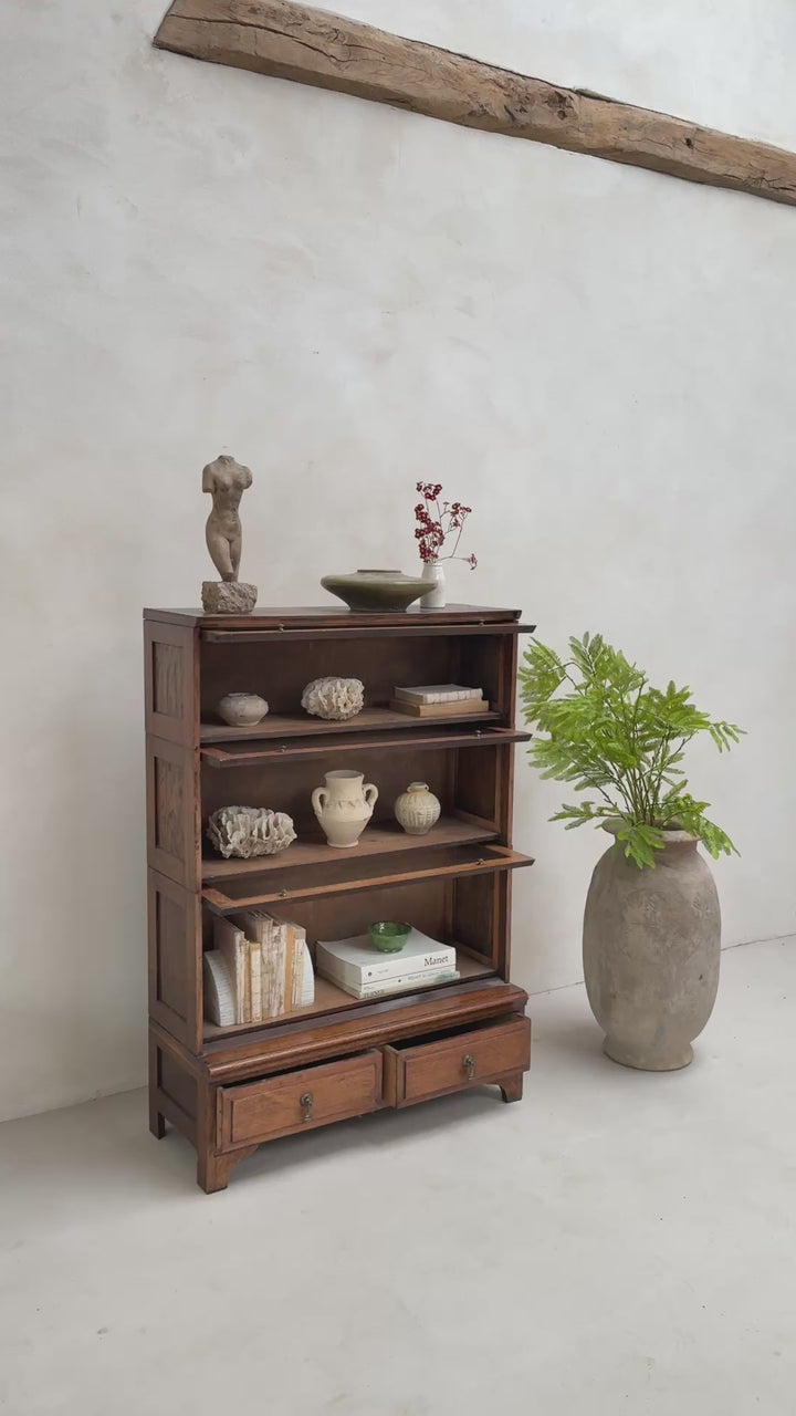 Antique Globe Wernicker Glazed shelving Louvre