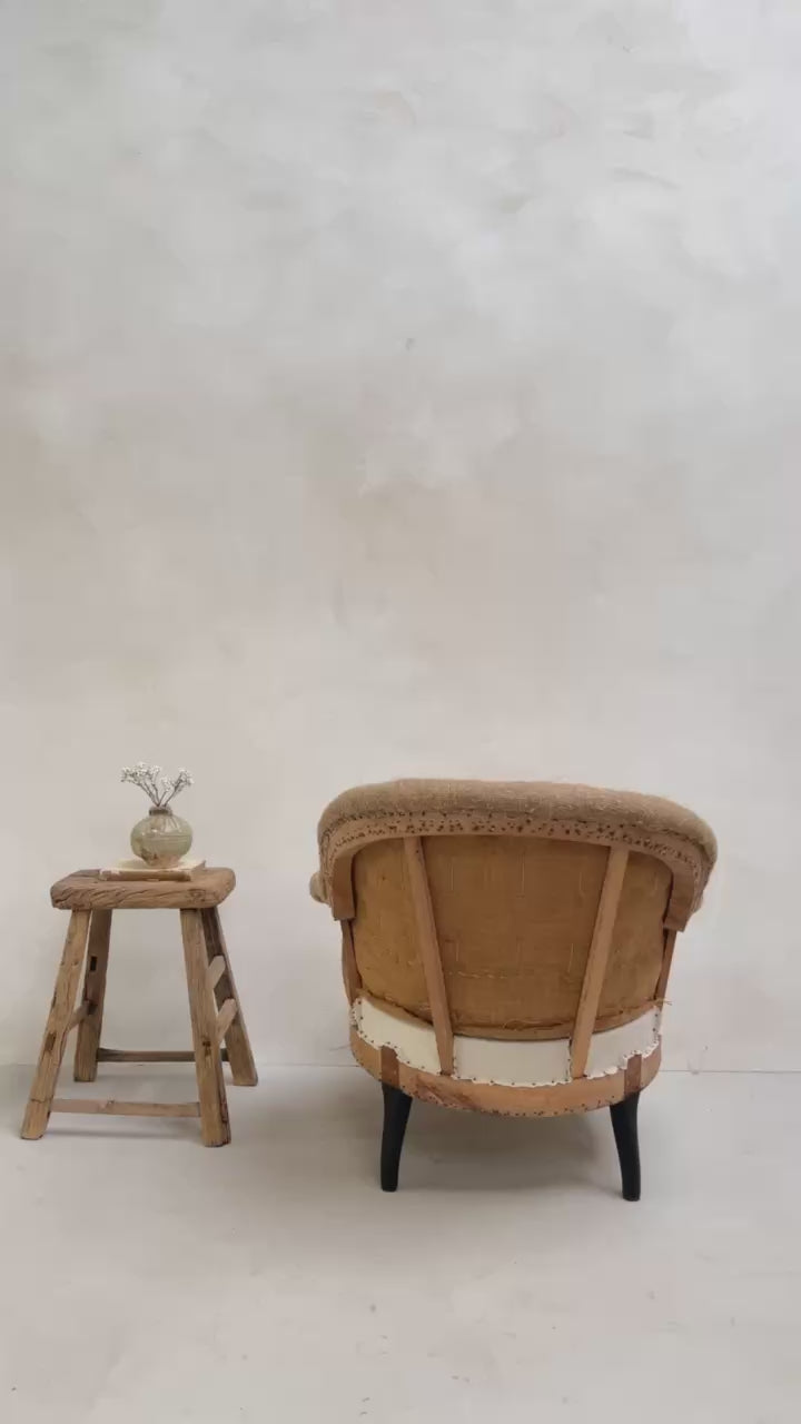 Pair of Antique French Deconstructed Armchairs | Belves